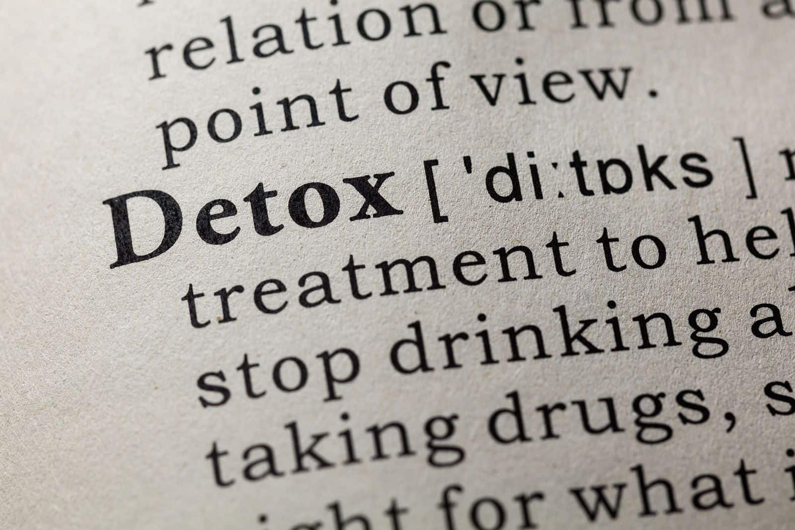 The First Steps of a Healthy Detox