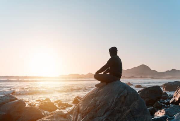 image of a man thinking about if he needs intensive outpatient treatment for addiction