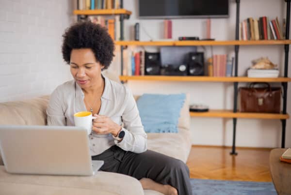 woman doing daily routine for addiction recovery